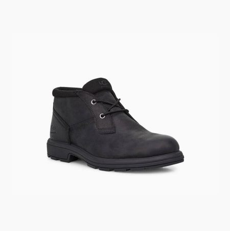 UGG Biltmore Chukka Black Lace-up Boots for Men (VGZY83240)